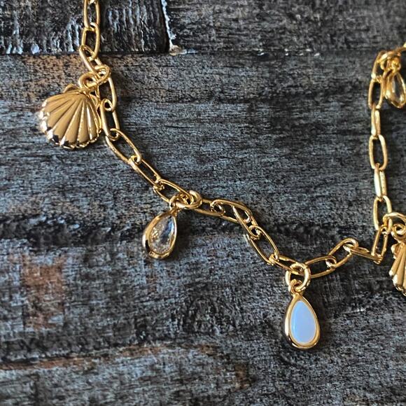 NEW FP x Luna Norte Gold Shell Anklet - Picture 3 of 7